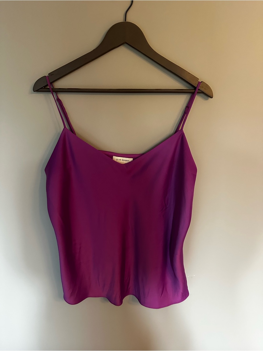 Club Monaco Magenta Spaghetti Strap Camisole